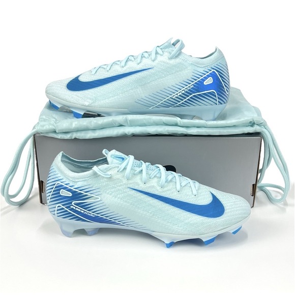 Nike Zoom Vapor 16 Elite FG 'Glacier Blue' FQ1457-400 Men's Size 9 Cleats